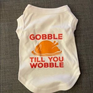 Thanksgiving dog tshirt
